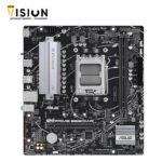 ⁦ASUS PRIME B650M-R Micro-ATX motherboard DDR5 PCIe 4.0 support Realtek 2.5Gb Ethernet HDMI SATA 6 Gbps front USB 5Gbps Type-C BIOS FlashBack Two-Way AI Noise Cancelation Aura Sync⁩ - الصورة ⁦2⁩