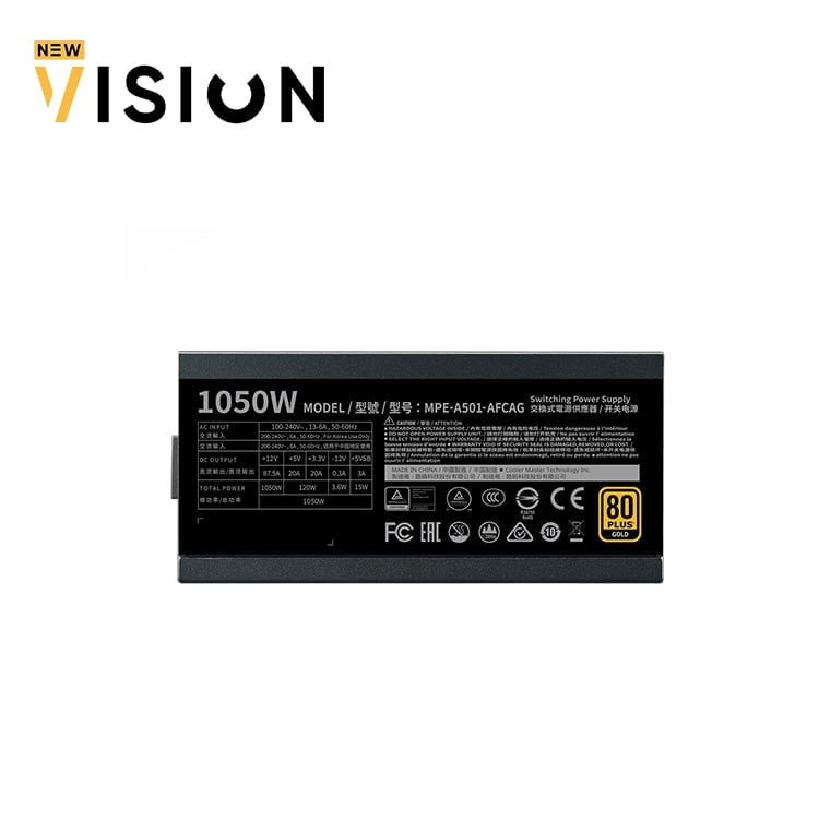 1050-2-2.jpg COOLER MASTER MWE GOLD 1050 V2 FULL MODULAR POWER SUPPLY - الصورة 2