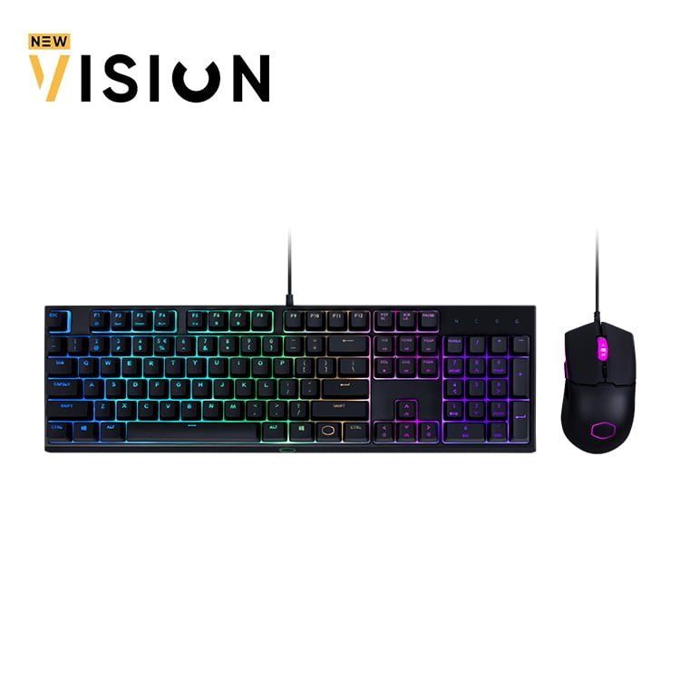1103-2.jpg COOLER MASTER MS110 COMBO GAMING KEYBOARD AND GAMING MOUSE - الصورة 1