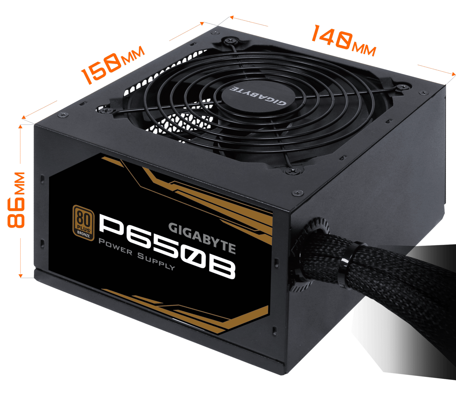 21-2.png Gigabyte P650B 650W 80 Plus Bronze PSU - الصورة 2