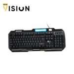 2B (KB344) 4 in 1 Gaming Combo – Wired Metal Back lighting Keyboard – Mouse-Pad – Wired Mouse and Wired Gaming headphone - الصورة 4