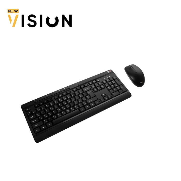2B-KB443-Combo-Keyboard-and-Mouse-Wireless-Black-1.jpg Mouse Combo 2B KB-443 Keyboard and Mouse Wireless - Black - الصورة 1