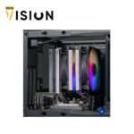 SilverStone Hydrogon D120 ARGB Dual tower CPU cooler with 6 heat-pipes and dual 120mm ARGB fans - الصورة 4