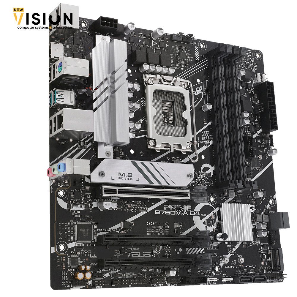 ASUS PRIME B760M-A D4-CSM LGA1700 DDR4-3 ASUS PRIME B760M-A D4-CSM LGA1700 DDR4 - الصورة 2