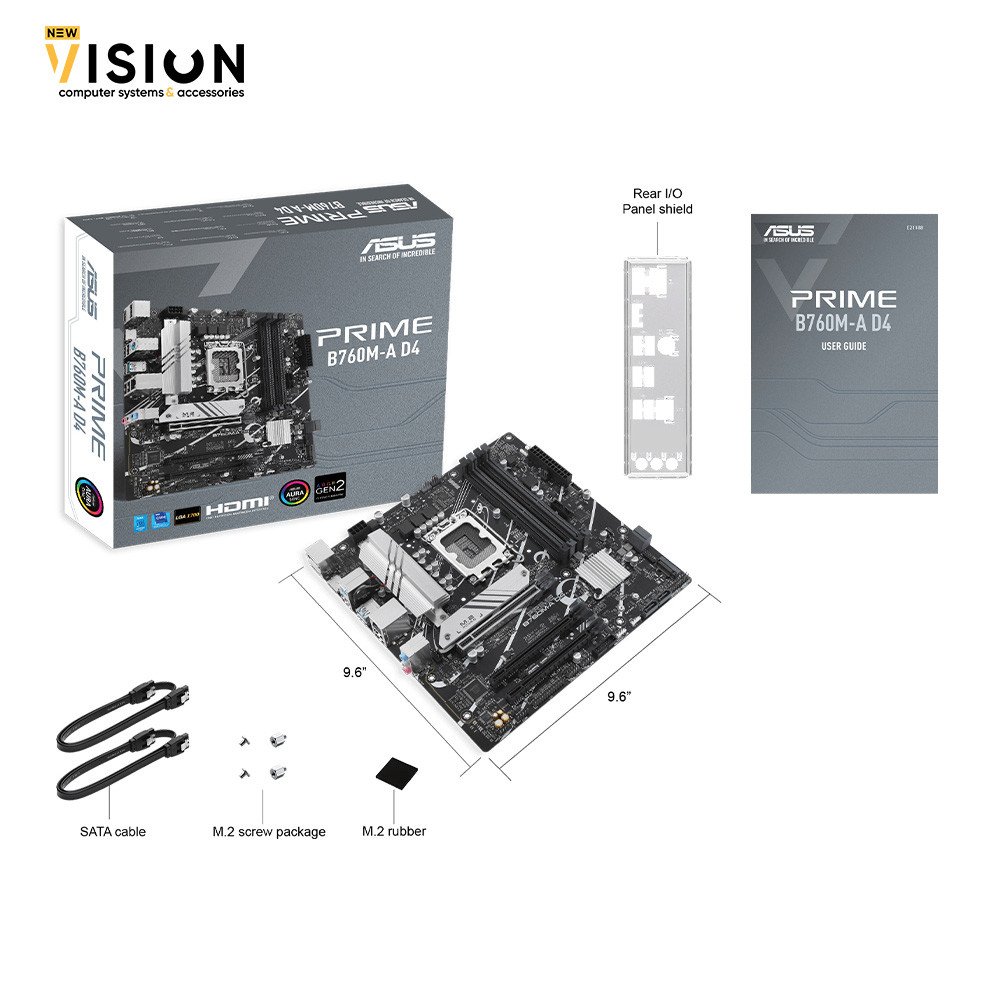 ASUS PRIME B760M-A D4-CSM LGA1700 DDR4-6 ASUS PRIME B760M-A D4-CSM LGA1700 DDR4 - الصورة 4