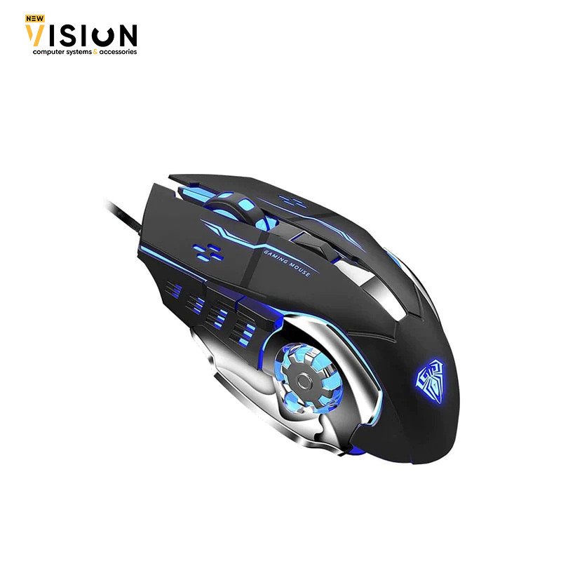 Aula S20 3200 Dpi LED Macro Gaming Mouse ماوس كمبيوتر لاسلكي
