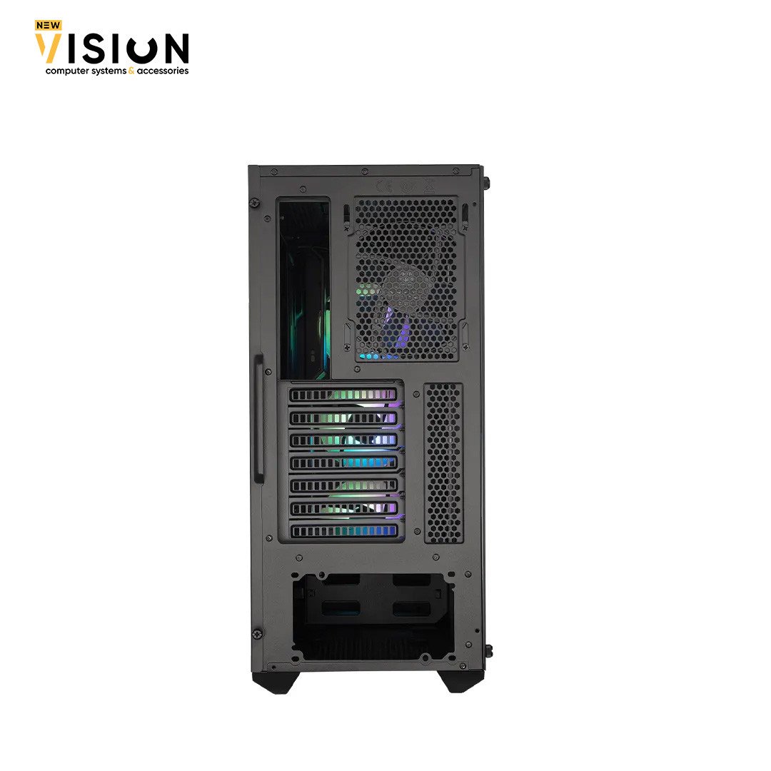 Cooler Master MasterBox TD500 Crystal TG Mid Tower ATX Case Black-3 Cooler Master MasterBox TD500 Crystal TG Mid Tower ATX Case Black - الصورة 5