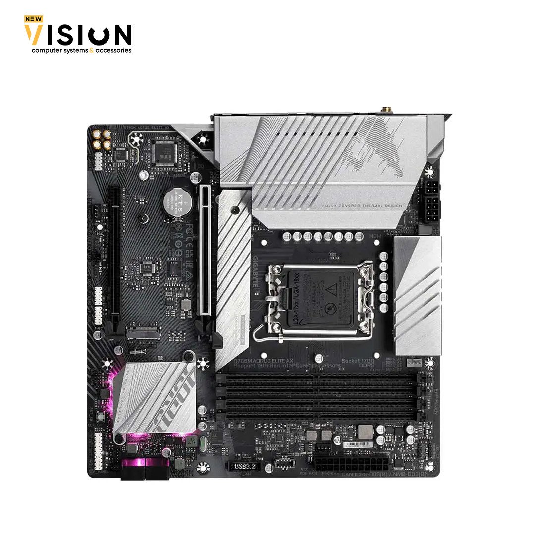 GIGABYTE B760M AORUS ELITE AX DDR5 Motherboard-3 B760M Aorus Elite AX