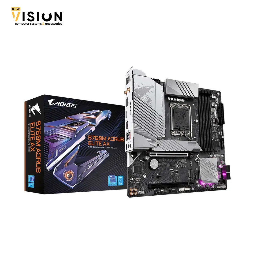 GIGABYTE B760M AORUS ELITE AX DDR5 Motherboard B760M Aorus Elite AX