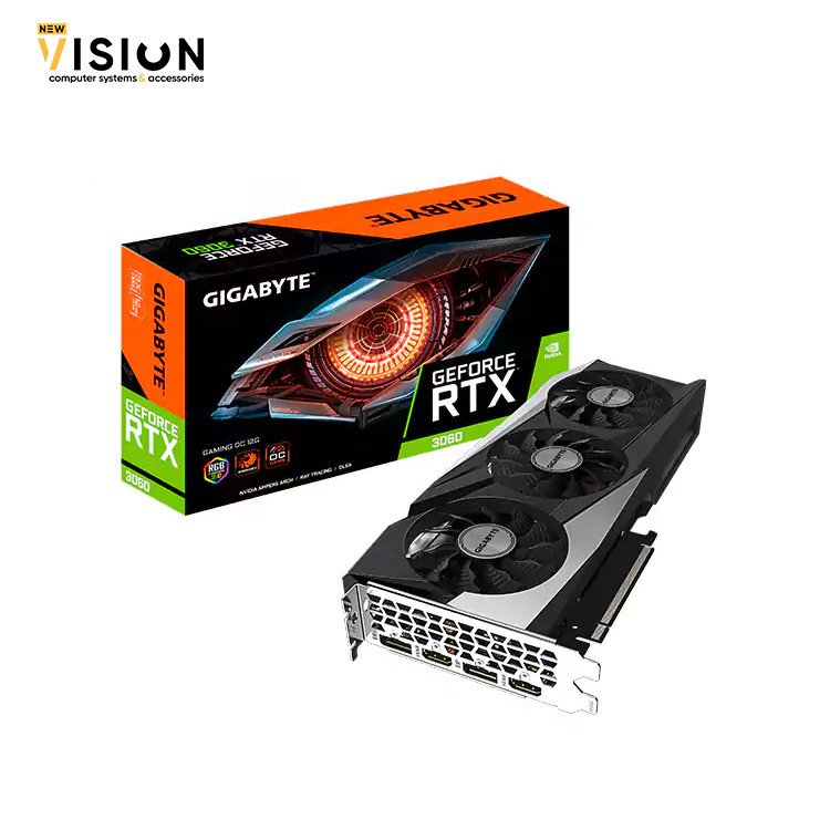 GIGABYTE RTX 3060 GAMING OC 12GB Graphic Card GIGABYTE RTX 3060 GAMING OC 12GB Graphic Card - الصورة 1