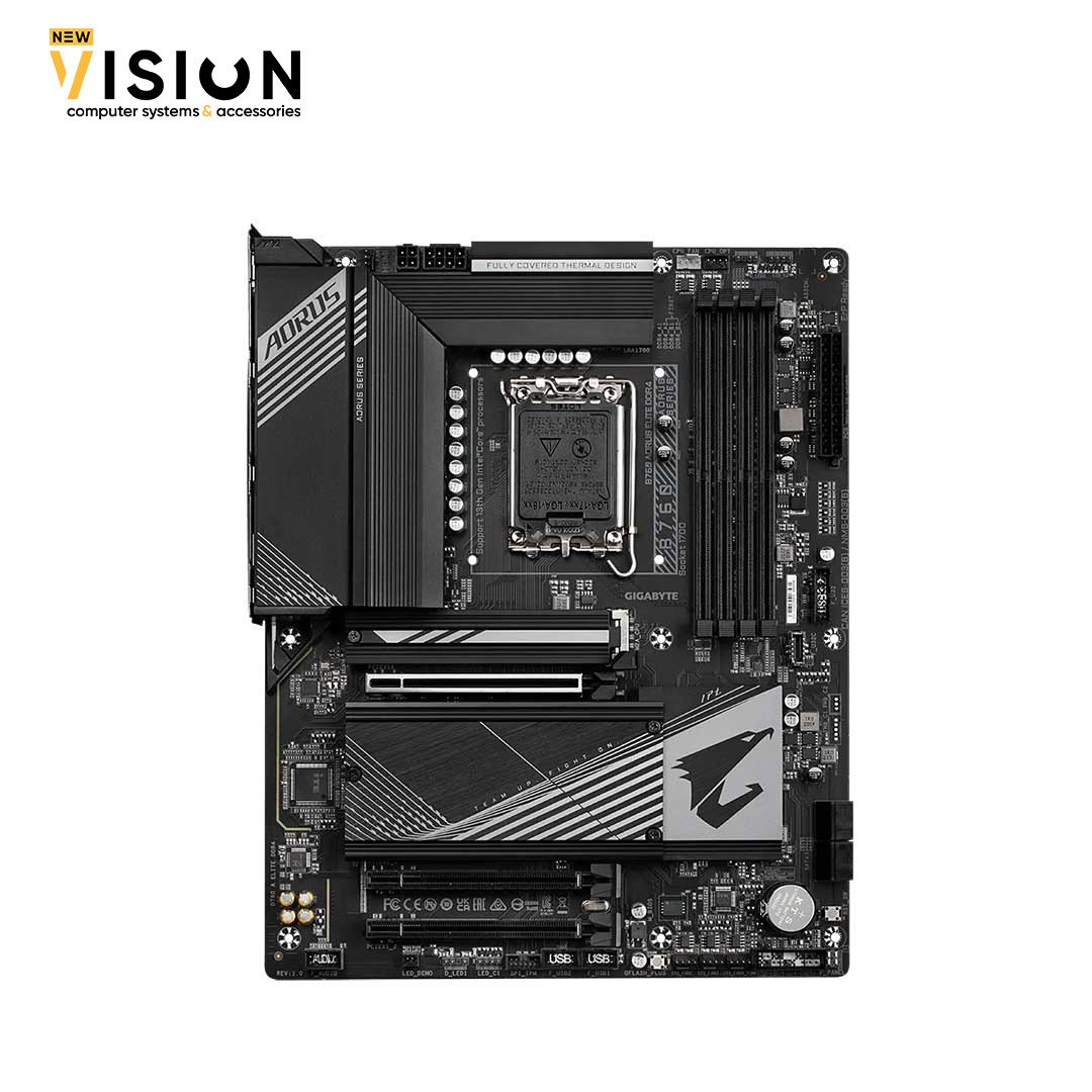 Gigabyte B760 AORUS ELITE AX DDR4 Intel LGA 1700-2 Gigabyte B760 AORUS ELITE AX DDR4 Intel LGA 1700 - الصورة 2