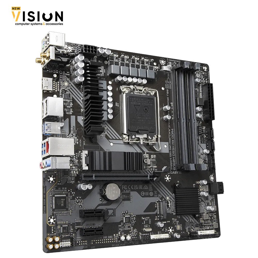 Gigabyte B760M DS3H AX DDR4 (rev. 1.x) Motherboard-3 Gigabyte B760M DS3H AX DDR4 (rev. 1.x) Motherboard - الصورة 3