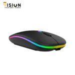 HP W10 Rechargeable Wireless Rainbow Mouse 1000Dpi - الصورة 3