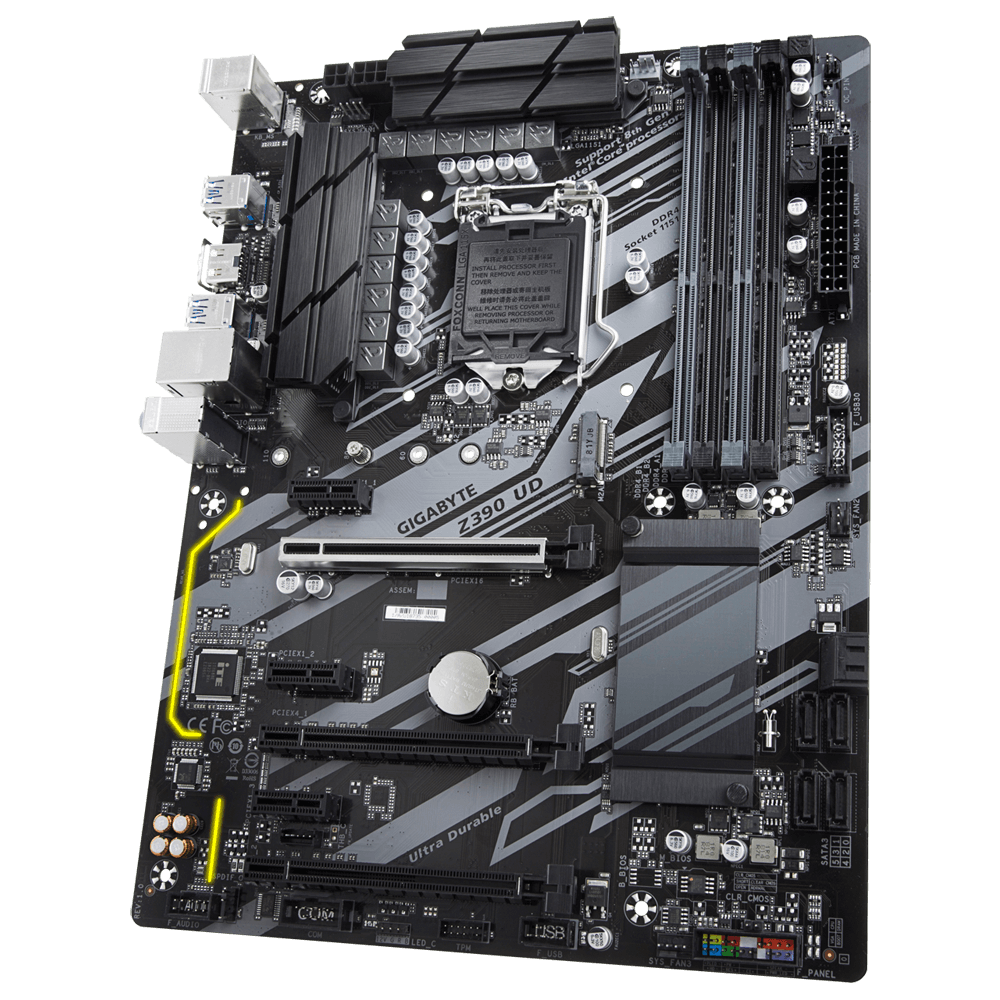 Intel-Z390-UD-Motherboard-4-2.png Gigabyte Z390 UD V2 - الصورة 3