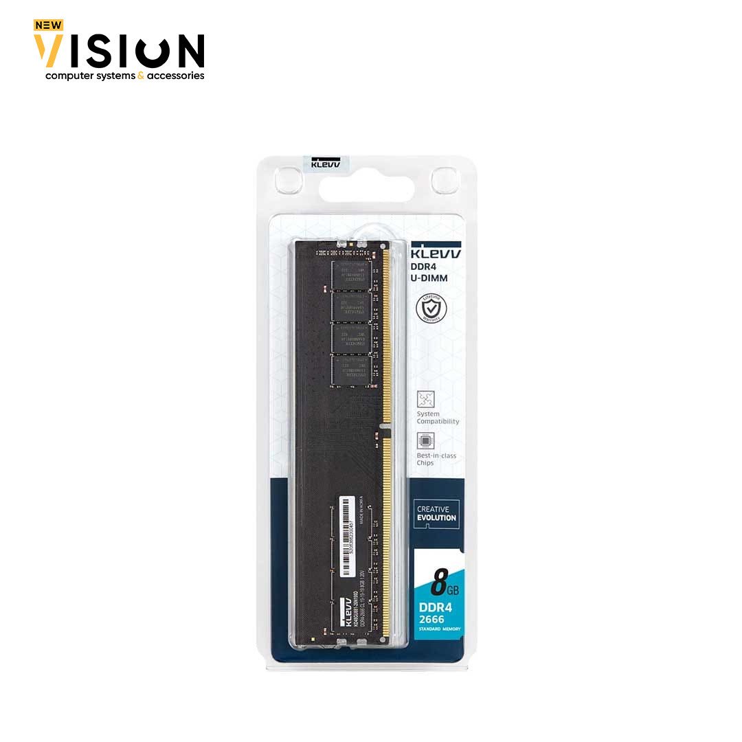 Klevv 8Gb DDR4 3200Mhz Cl 22-22-22-51 Desktop Memory-1 Klevv 8Gb DDR4 3200Mhz Cl 22-22-22-51 Desktop Memory - الصورة 1