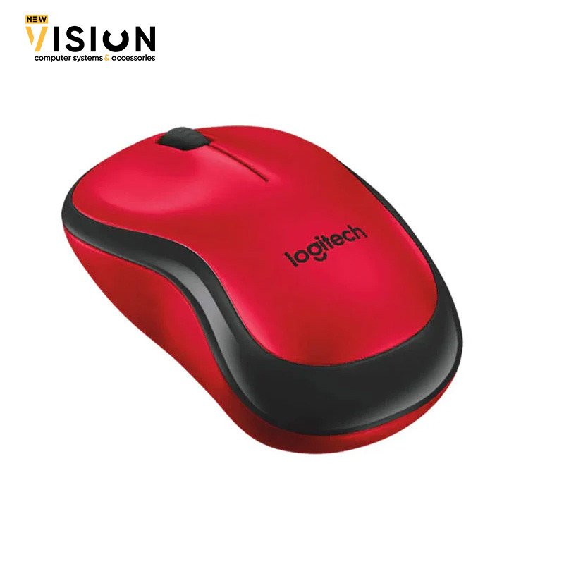 Logitech M220 Red Silent Wireless Mouse-2 Logitech M220 Red