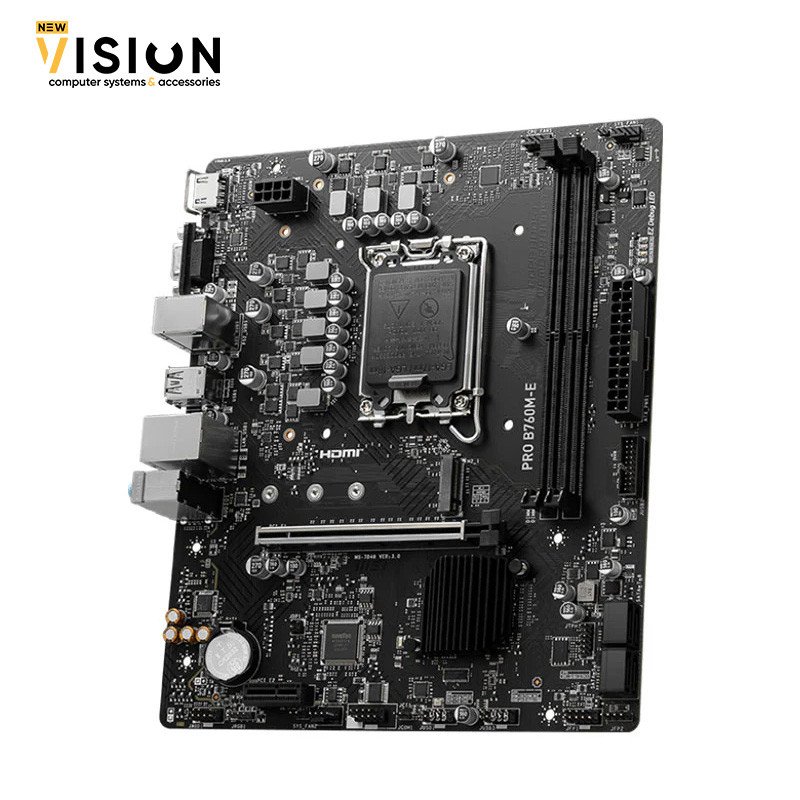 MSI PRO B760M-E DDR5 – PCIe 4.0 x16 Slot – M.2 Gen4 Slot-3 PRO B760M-E DDR5