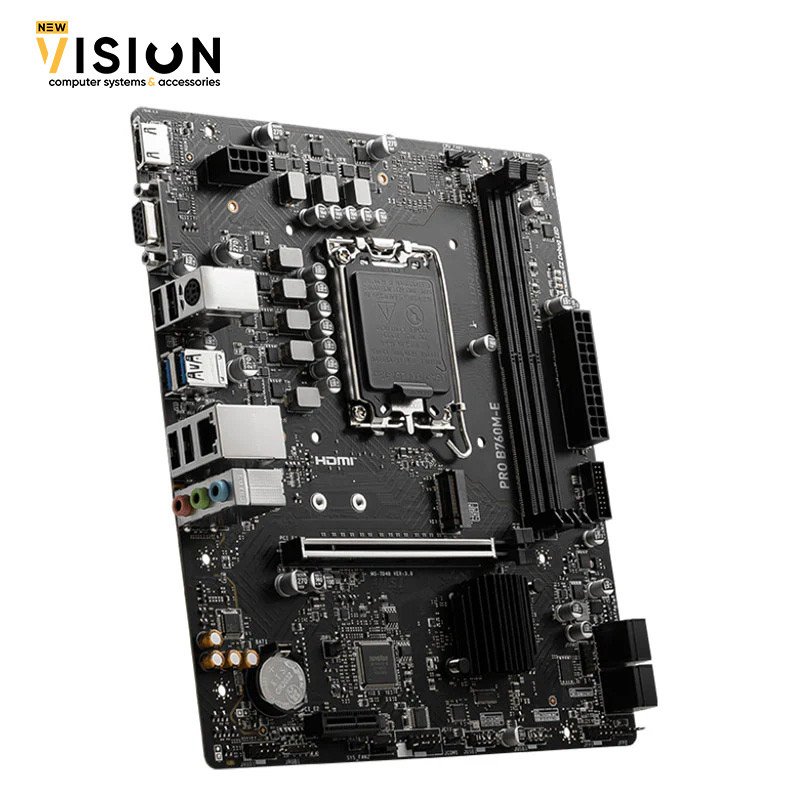 MSI PRO B760M-E DDR5 – PCIe 4.0 x16 Slot – M.2 Gen4 Slot-4 PRO B760M-E DDR5