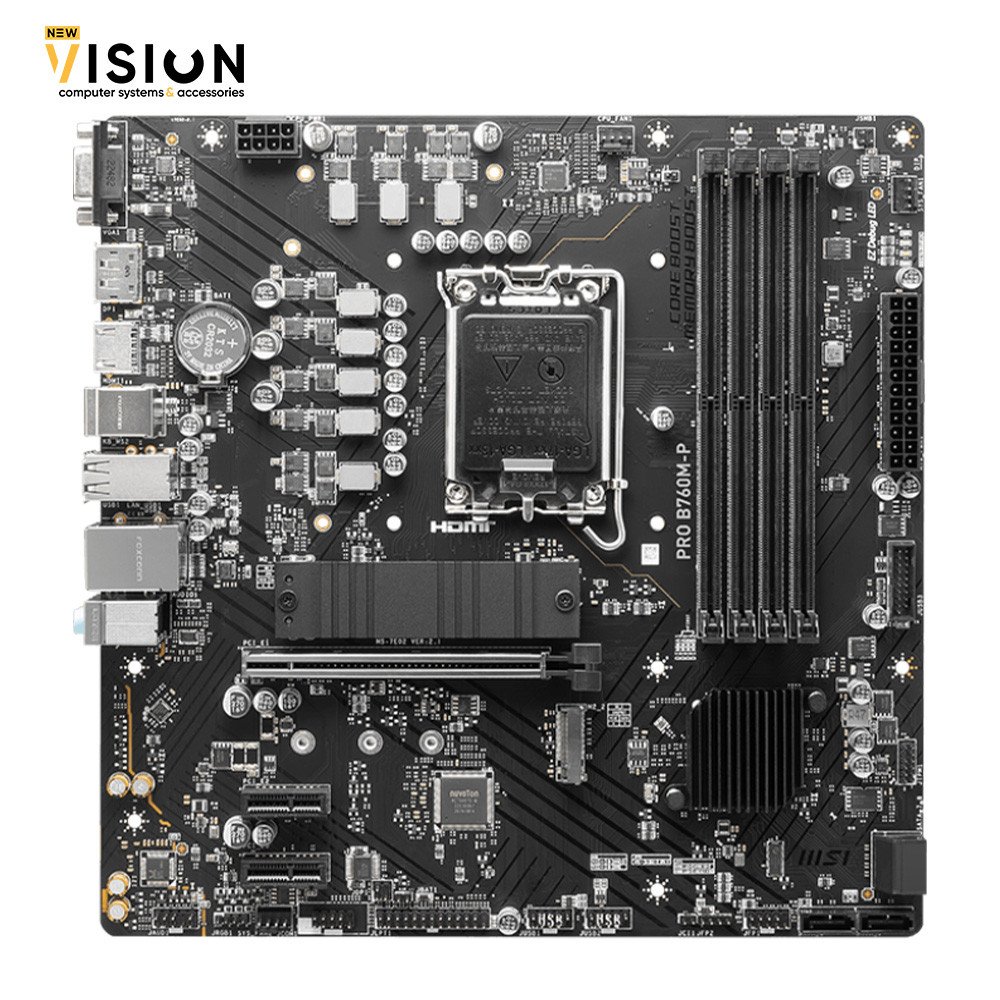 MSI PRO B760M-P MOTHERBOARD LGA1700 DDR5-2 MSI PRO B760M-P