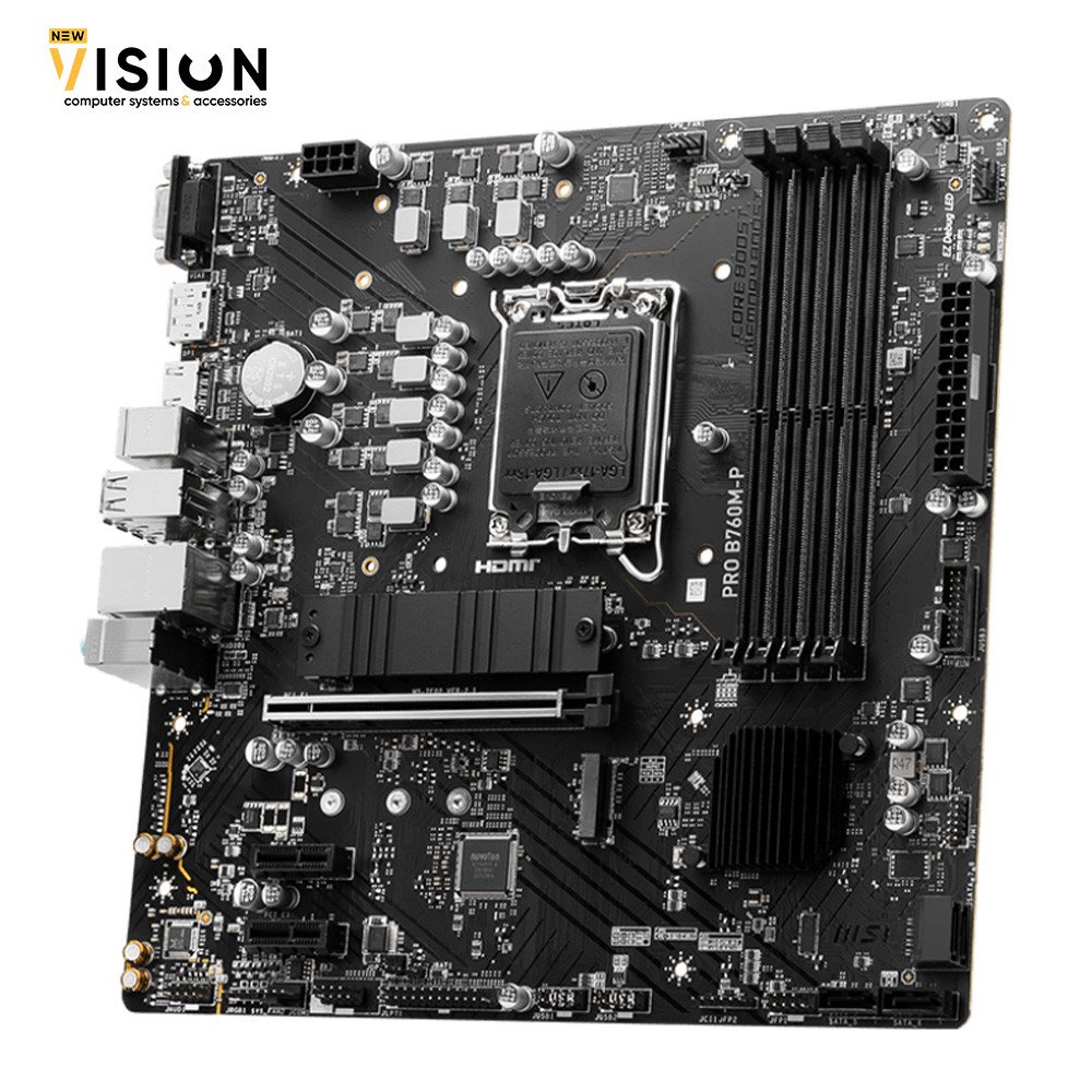 MSI PRO B760M-P MOTHERBOARD LGA1700 DDR5-3 MSI PRO B760M-P MOTHERBOARD LGA1700 DDR5 - الصورة 3