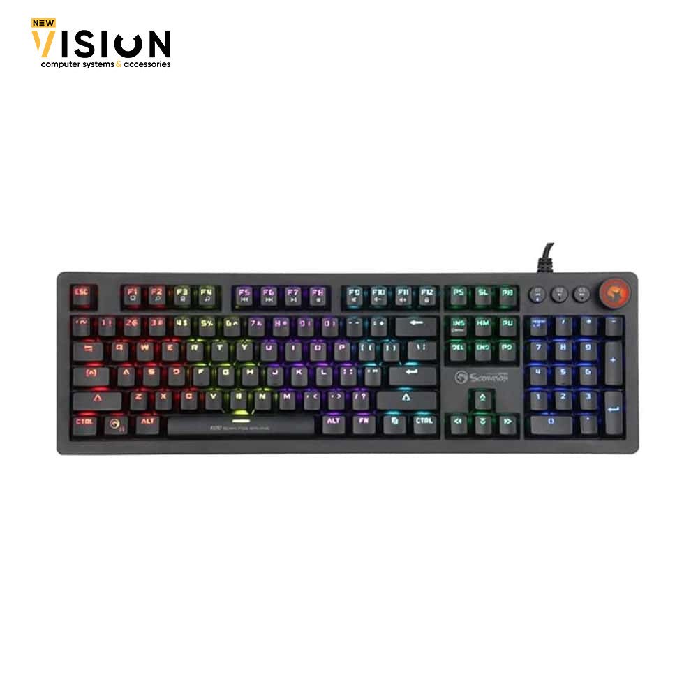 Marvo KG917 Mechanical Gaming Keyboard - Black-4 Marvo KG917 Mechanical Gaming Keyboard - Black - الصورة 3