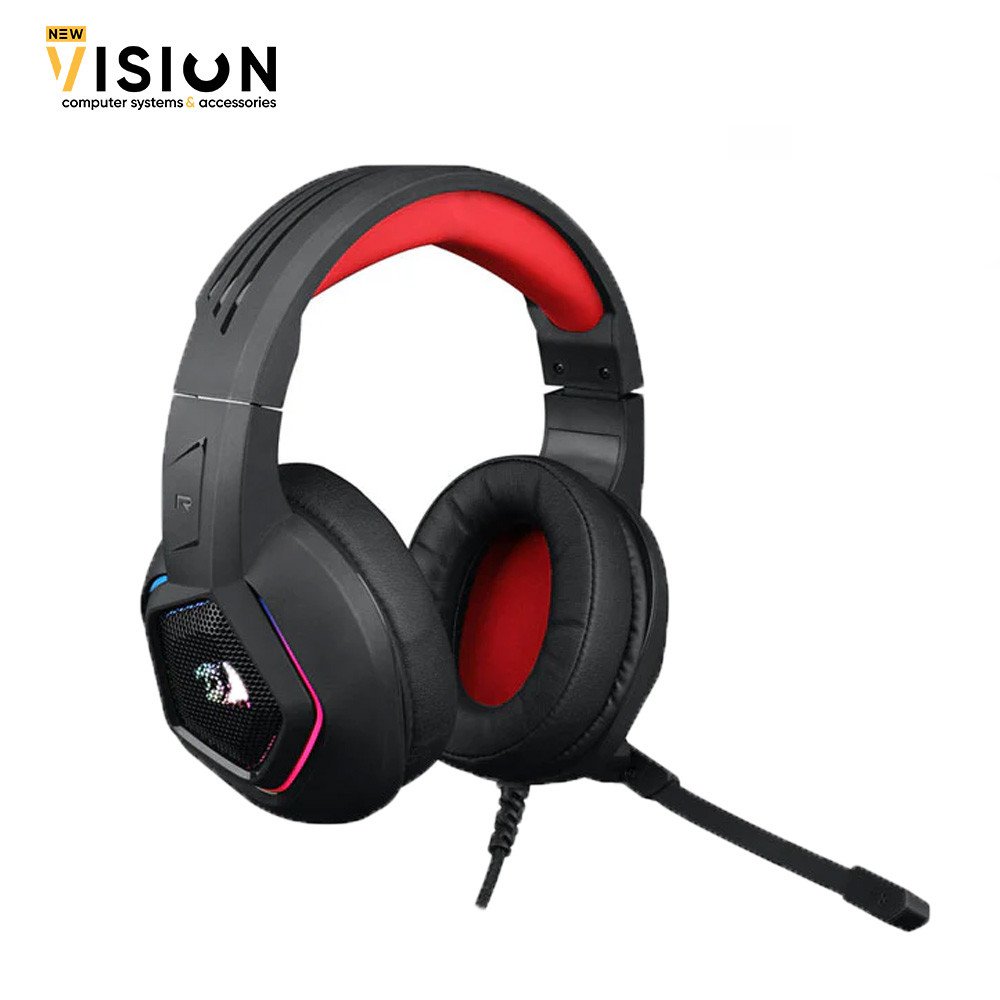 Redragon H280 MEDEA RGB Gaming Headset Stereo Black-3 Redragon H280 MEDEA RGB Gaming Headset Stereo Black - الصورة 3