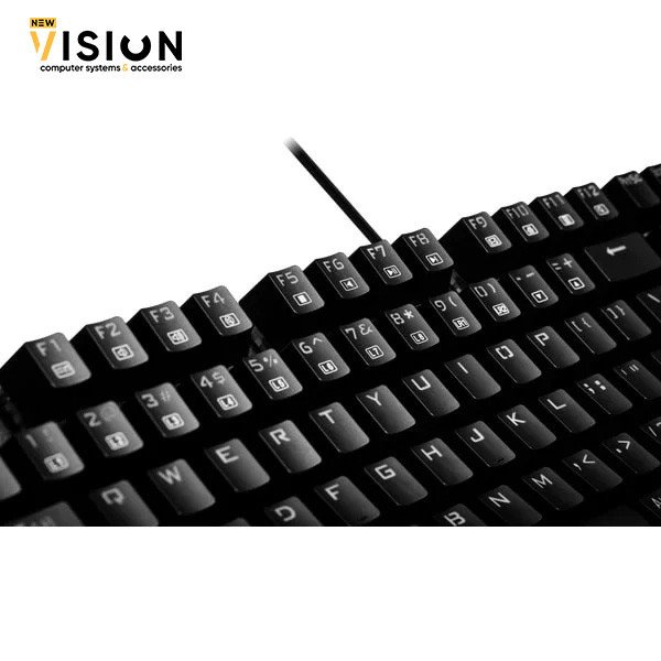Redragon K565 Rudra Rainbow Mechanical Gaming Keyboard - Blue Switch-4 Redragon K565 Rudra Rainbow Mechanical Gaming Keyboard - Blue Switch - الصورة 4