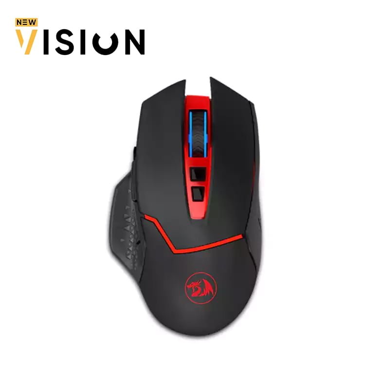 Redragon-M690-1.jpg Redragon M690 4800DPI Wireless Gaming Mouse for Pro Gamers, 500Hz Return Rate, 6 Adjustable DPI, and 4 Backlight Modes Gaming Mice - الصورة 1