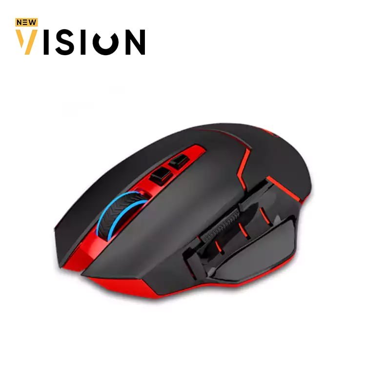 Redragon-M690-3.jpg Redragon M690 4800DPI Wireless Gaming Mouse for Pro Gamers, 500Hz Return Rate, 6 Adjustable DPI, and 4 Backlight Modes Gaming Mice - الصورة 3