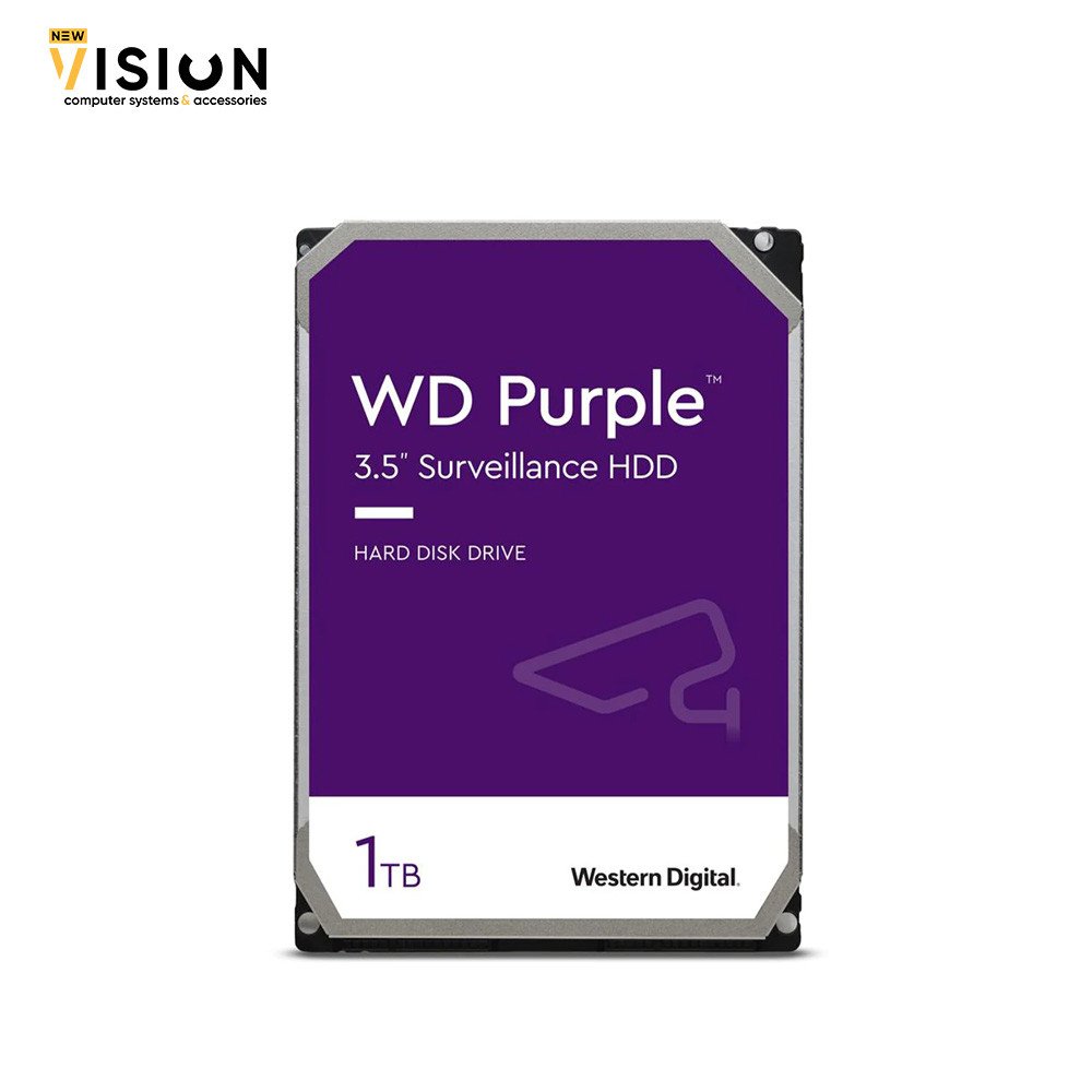 WD Purple 1TB Surveillance Hard Disk Drive 3.5 Inch-1 WD Purple 1TB