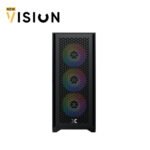 ⁦XIGMATEK LUX S BLACK Mid Tower 4fan⁩ - الصورة ⁦7⁩