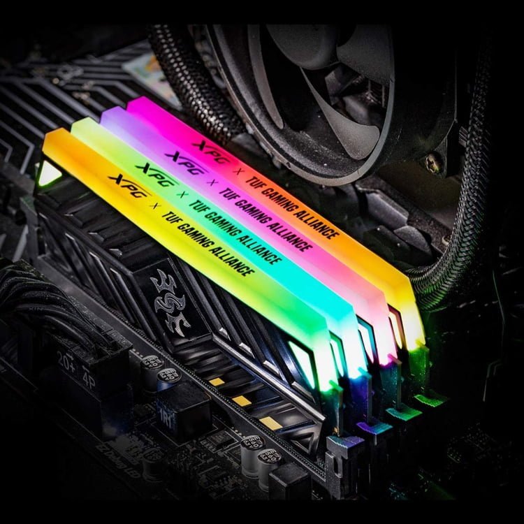 XPG-SPECTRIX-D41-2.jpg XPG SPECTRIX D41 RGB Memory16GB 2x8GB DDR4 3200MHz Grey Heatsink - الصورة 5