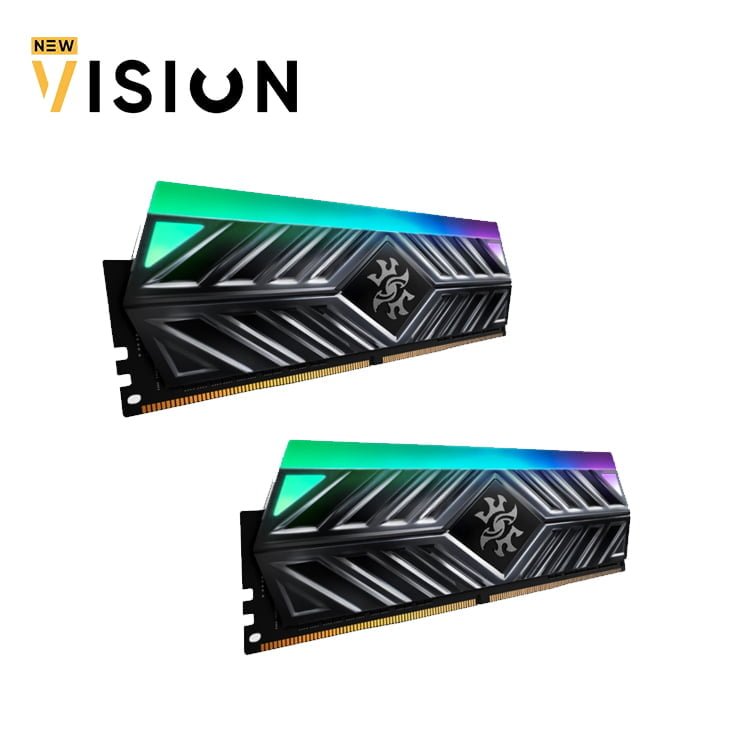 XPG-SPECTRIX-D41-3.jpg XPG SPECTRIX D41 RGB Memory16GB 2x8GB DDR4 3200MHz Grey Heatsink - الصورة 4