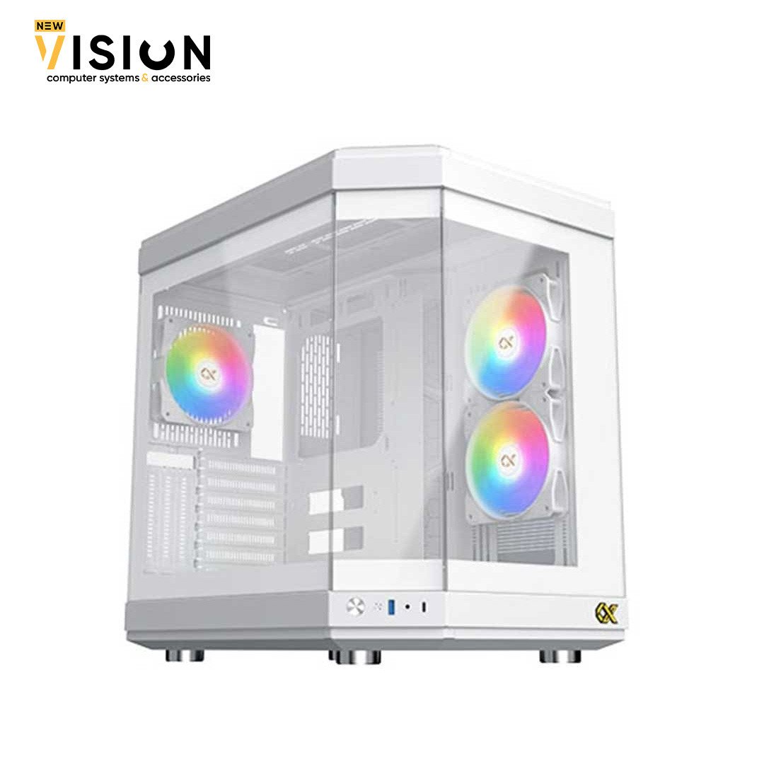 Xigmatek Cubi Arctic Argb Super Tower Case-1 Xigmatek Cubi Arctic