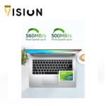 Acer SA100 480GB SATA lll SSD 3D NAND flash memory IC, market-proven controller, max read speed 560 MB/s - الصورة 3