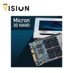 ⁦Crucial MX500 500GB 3D NAND SATA 2.5-inch SSD⁩ - الصورة ⁦2⁩