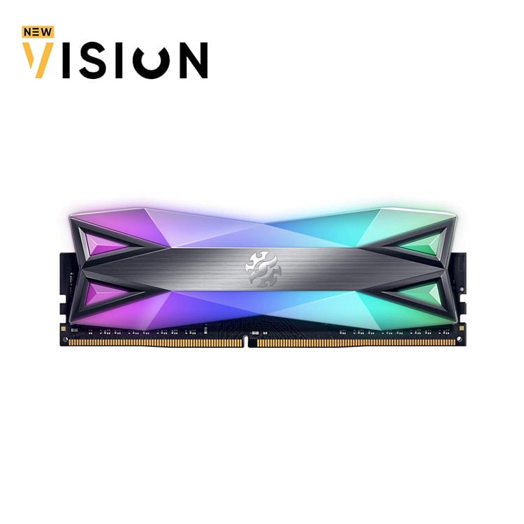 d60-2.jpg XPG SPECTRIX D60G 16G DDR4 3200Mhz RGB CL16 BLACK - الصورة 1