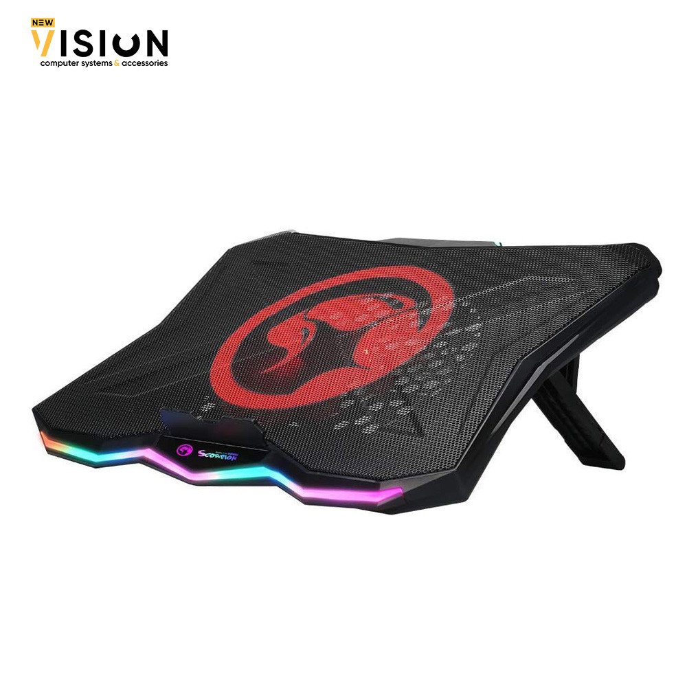 marvo-scorpion-fn-40-rgb-laptop-cooling-pad-2 MARVO FN-40 RGB Laptop Cooler Cooling Pad - الصورة 4