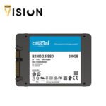 Crucial BX500 240GB 3D NAND SATA 2.5-Inch Internal SSD, up to 540MB/s - CT240BX500SSD1Z Black/Blue - الصورة 3