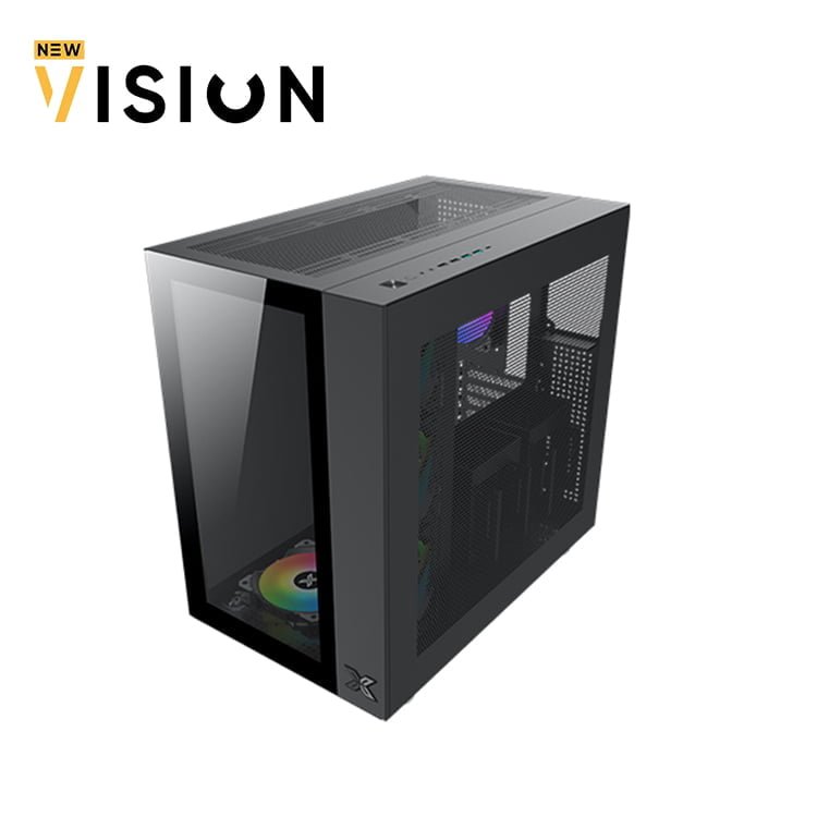 xigmatek-aquarius-pro-black-with-7-rgb-fan-1.jpg Xigmatek Aquarius Pro Black with 7 RGB Fan - الصورة 6
