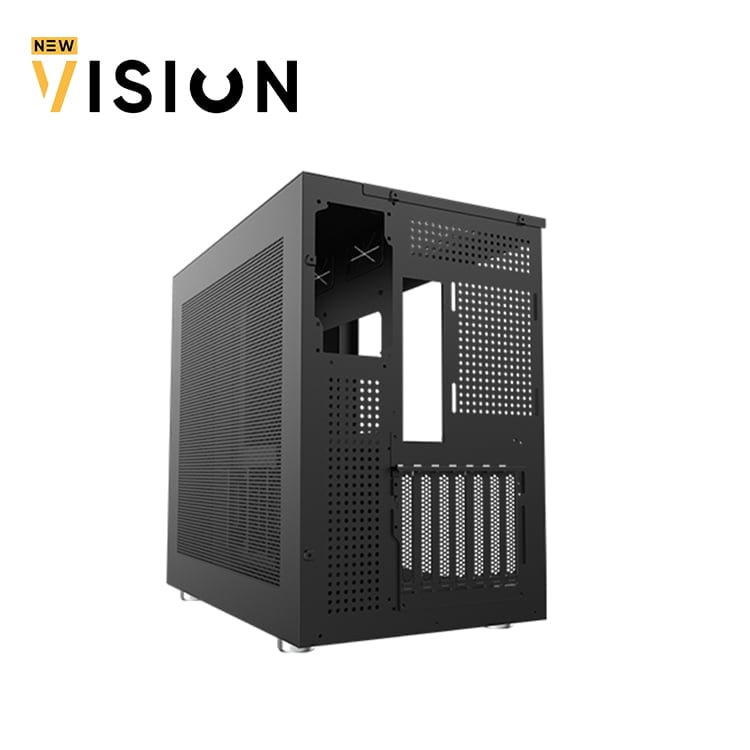 xigmatek-aquarius-pro-black-with-7-rgb-fan-3.jpg Xigmatek Aquarius Pro Black with 7 RGB Fan - الصورة 4