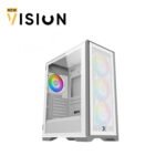 ⁦XIGMATEK LUX S Arctic Mid Tower Case⁩ - الصورة ⁦3⁩