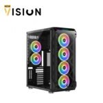 ⁦Xigmatek Overtake SUPER TOWER RGB 6 FAN CASE⁩ - الصورة ⁦5⁩