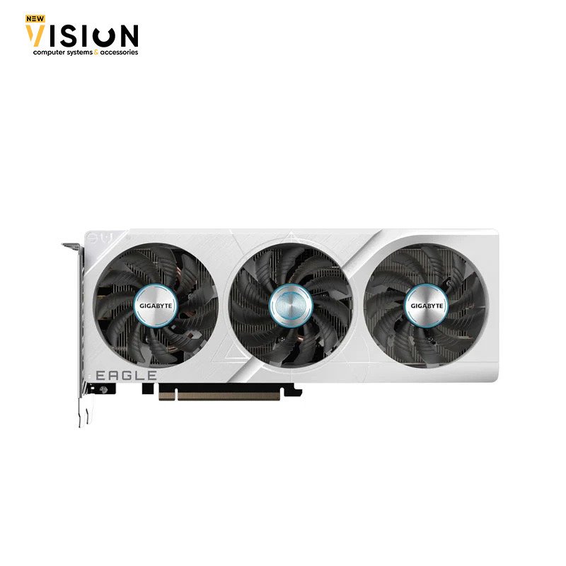 GIGABYTE GeForce RTX 4060 Ti Eagle OC ICE 8G Graphics Card, 3X WINDFORCE Fans, 8GB 128-bit GDDR6, GV-N406TEAGLEOC ICE-8GD Video Card-2 GIGABYTE GeForce RTX 4060 Ti Eagle OC ICE 8G Graphics Card, 3X WINDFORCE Fans, 8GB 128-bit GDDR6, GV-N406TEAGLEOC ICE-8GD Video Card - الصورة 2