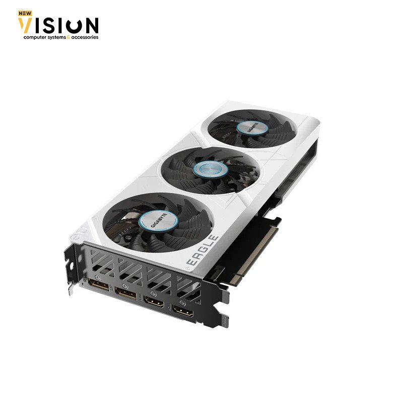 GIGABYTE GeForce RTX 4060 Ti Eagle OC ICE 8G Graphics Card, 3X WINDFORCE Fans, 8GB 128-bit GDDR6, GV-N406TEAGLEOC ICE-8GD Video Card-3 GIGABYTE GeForce RTX 4060 Ti Eagle OC ICE 8G Graphics Card, 3X WINDFORCE Fans, 8GB 128-bit GDDR6, GV-N406TEAGLEOC ICE-8GD Video Card - الصورة 3