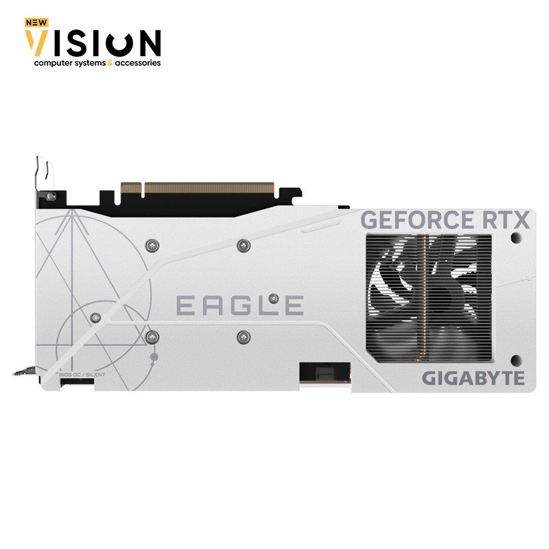 Gigabyte GeForce RTX 4060 EAGLE OC ICE 8G Graphic Card - White-4 Gigabyte GeForce RTX 4060 EAGLE OC ICE 8G Graphic Card - White - الصورة 4