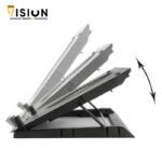 ⁦Redragon IVY GCP500 Laptop Cooler – Support 12 to 15.6 Inch – 2 USB Port – Fan Speed Control – Aluminum Panel Faster Cooler – RGB Light Mode – Two Phone Holder⁩ - الصورة ⁦5⁩