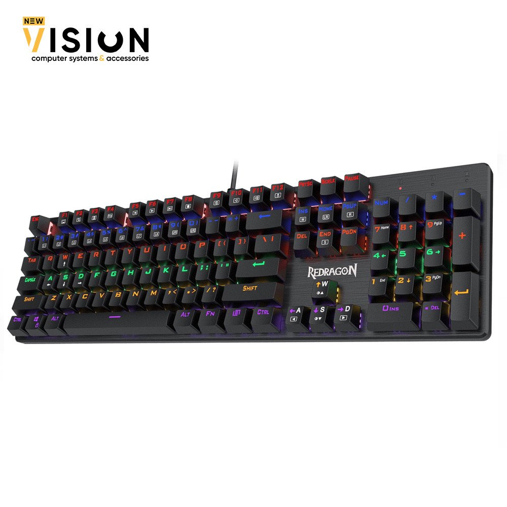 Redragon K608 Valheim Gaming Mechanical Keyboard – Brown Switch-3 Redragon K512 SHIVA RGB Gaming Keyboard - الصورة 2