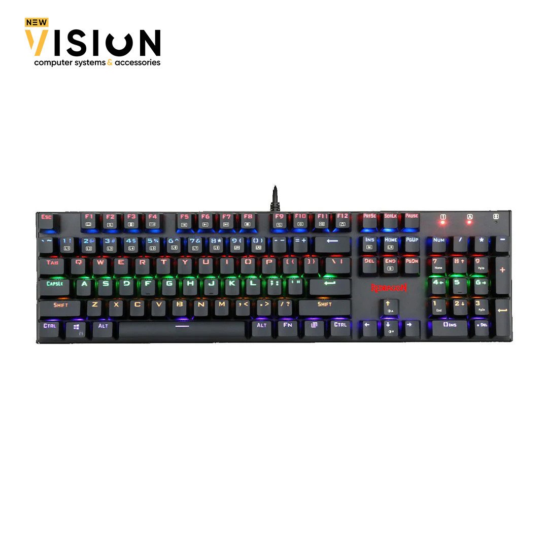 Redragon Rudra K565R-1 Brown Switch Wired Rainbow Gaming Keyboard-2 Redragon Rudra K565R-1 Brown Switch Wired Rainbow Gaming Keyboard - الصورة 2