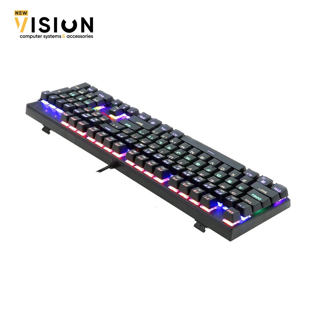 Redragon Rudra K565R-1 Brown Switch Wired Rainbow Gaming Keyboard-3 Redragon Rudra K565R-1 Brown Switch Wired Rainbow Gaming Keyboard - الصورة 3